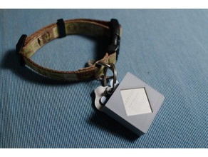 samsung smartthings gps tracker collar de perro llavero montaje mascotas 3d print model - Mito3D