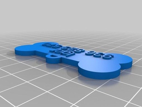 igor hueso de la etiqueta las mascotas personalizado 3d print model - Mito3D