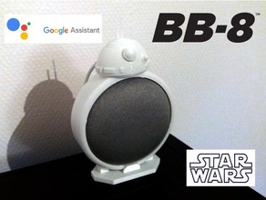 bb-8 google home mini gadgets bb8 droid starwars star wars 3d print model - Mito3D