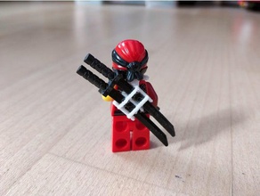 lego ninjago schwerthalter Schwert Halter Spielsets 3d print model - Mito3D