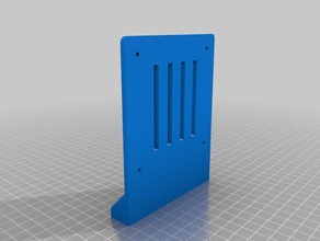 apoyo lerdge de la junta 2020 perfil 3d impresora accesorios extrusión lerdge-s placa base montaje 3d print model - Mito3D