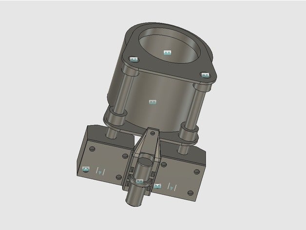 roland bıçak tutucu 3040 cnc sürükleyin makine araçlar cnc3040 dragknife 3D print model - Mito3D