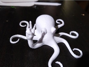 peacetopus Tiere octopus 3d print model - Mito3D