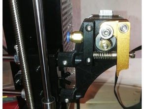 i3 pro Seite bowden extruder montieren 3d Drucker Teile Bowdenzug geeetech 3d print model - Mito3D