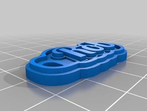 portachiavi rob i personalizzato 3d print model - Mito3D