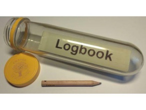 logbook bigpet contenitore hobby cache geocache geocaching 3d print model - Mito3D