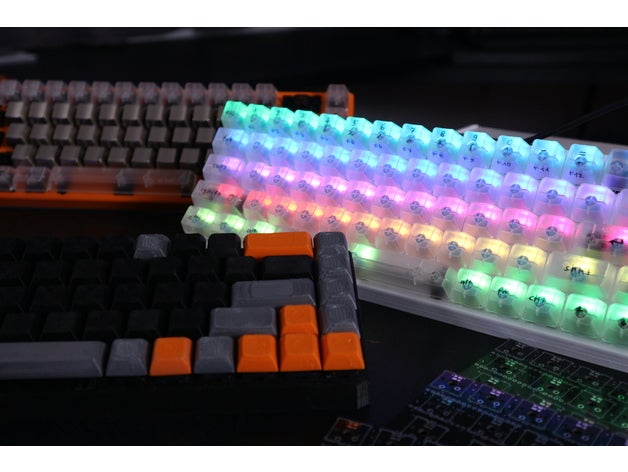 68-chave teclado mecânico computador 3D print model - Mito3D