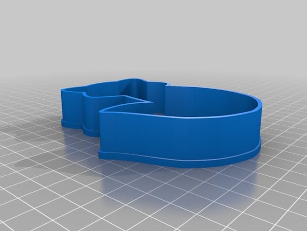 fox cortador de cookie alimentos bebida 3D print model - Mito3D