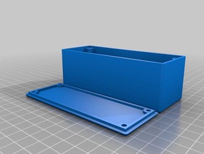 mon projet personnalisé couvercle de boîte à vis l'électronique 3d print model - Mito3D
