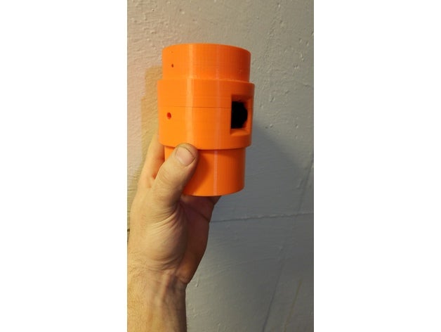 razzo naso cono macchina fotografica di azione baia il fai da te 3inch montaggio videocamera ad alta potenza del meccanica musetto foto la fotografia 3D print model - Mito3D