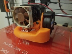 folger i3 blower assembly 3d printer parts duct fan folgertech prusa 3d print model - Mito3D