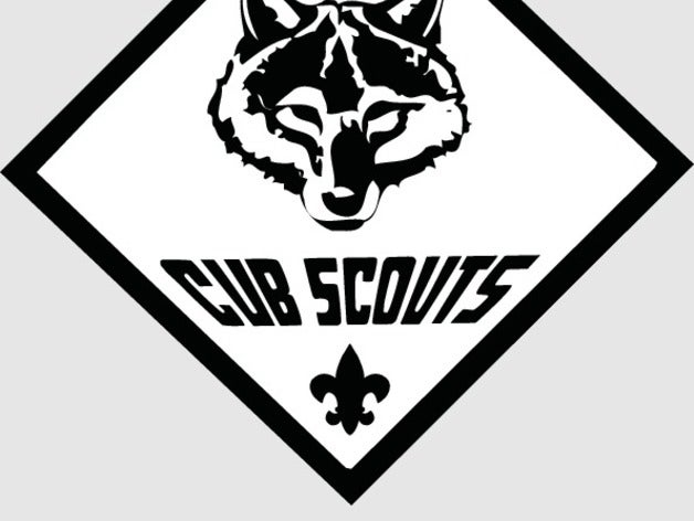 cub scouts de americabadge sinais logotipos 3D print model - Mito3D