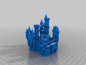 my customized castle generatortyjdjdg buildings structures 3d print model - Mito3D