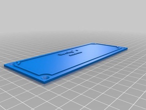 mi personalizados simple cartel con el nombre signos logotipos 3d print model - Mito3D