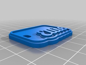 ellie keychain 2 keychains customized 3d print model - Mito3D