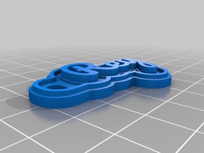 rey Schlüsselanhänger angepasst 3d print model - Mito3D