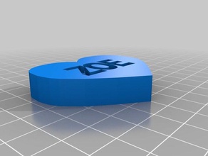 zoe heart 3d printing 3d print model - Mito3D