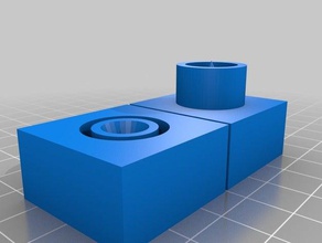 1x1x2 rubiks cube aka boob cubo puzzles fresco la diversión forma 3d print model - Mito3D