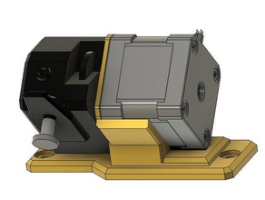 45 ° dirsek bondtech 3030 ekstruzyon hiperküp evrim rs alanında 3d yazıcı aksesuarlar bowden halterung step motor mount 3d print model - Mito3D