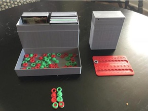 caja de tarjeta conjunto juegos las tarjetas contador la vida mtg mtgcounters cuadro 3d print model - Mito3D