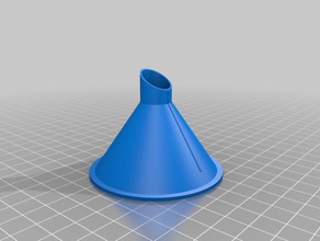 washing up liquid funnel kitchen dining customized 3d print model - Mito3D