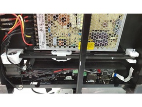wanhao duplicator i3 plus belt redesign 3d printer parts alfa alfa97 tensioner gt2 pulley mount 3d print model - Mito3D