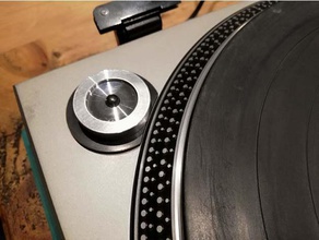 technics sl-1300 sl-1400 sl-1500 45rpm-Adapter-Halter audio record player turntable vinyl 3d print model - Mito3D