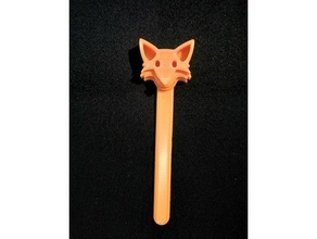 emoji fox bookmark accessories bookmarker bookmarks books emojis printable 3d print model - Mito3D