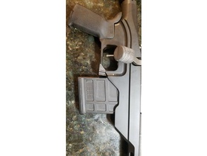 mdt lss mag enhanced magazine release sleeve sport outdoors r700 remington 3d print model - Mito3D