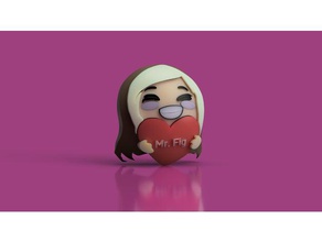 twitch megklove emote signs logos 3d print model - Mito3D