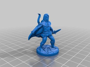 changeling voyous jeux 28mm le mdn miniature fighter pathfinder 3d print model - Mito3D