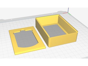 keyforge scorrevoli ponte di dialogo più aperto giocattolo gioco accessori da tavolo cardgame deckbox 3d print model - Mito3D