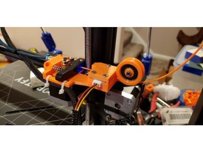 cr-10s extruder drive holder filament sensor guide wheel reinforced 3d printer parts 3d print model - Mito3D