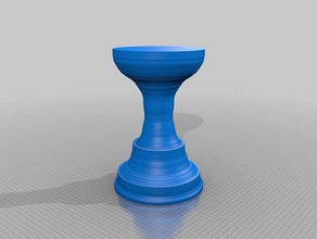 tall cup chalice lathe containers customized 3d print model - Mito3D