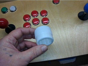 arcade botão porca ferramenta as ferramentas cabinet stick de retro 3d print model - Mito3D
