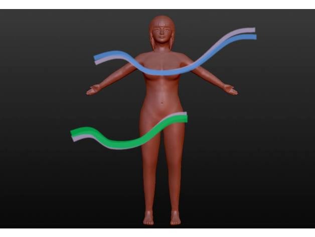 Frau Skulptur Skulpturen weiblich Körper voller Mädchen statue 3D print model - Mito3D