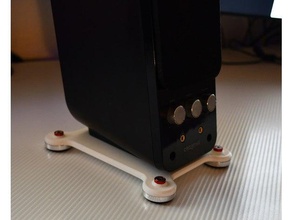 creative t-40 series 2 speaker stand 3d printing anti vibration audio custom speakers 3d print model - Mito3D