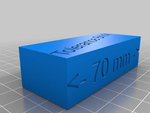 la tolerancia de ladrillo 3d impresión pruebas las tolerancias comprobación prueba tolerence 3d print model - Mito3D