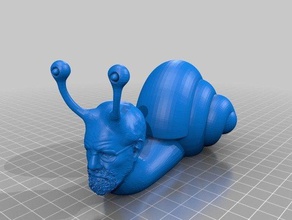 sigmund-freud-Schnecke Kreaturen 3d print model - Mito3D