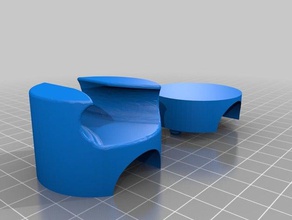 rasierer f&uumlr 25mm duschstange halterung banyo dusche aksesuarları 3d print model - Mito3D