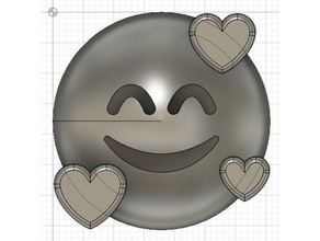 emoji cuori i segni loghi emojis iloveyou l'amore si stampabile 3d print model - Mito3D