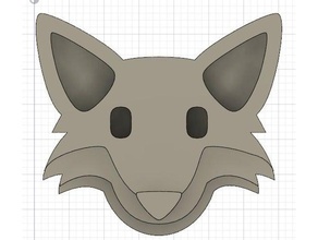 emoji fox signs logos animals emojis foxes printable 3d print model - Mito3D