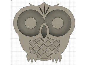 emoji owl signs logos animals emojis owls printable 3d print model - Mito3D