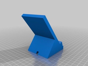 flat boring phone charging stand 3d printing 3d print model - Mito3D
