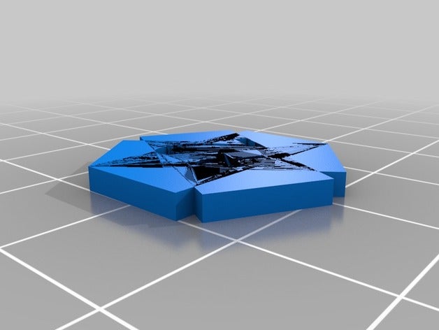 keyforge potenza +2 token di 20mm giocattolo gioco accessori power 3D print model - Mito3D