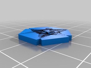 keyforge güç 1 token 20 mm+ oyuncak oyun aksesuarlar göstergesi belirteçleri 3d print model - Mito3D
