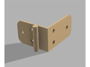 externe charnière de la charni&egravere pièces 3d print model - Mito3D