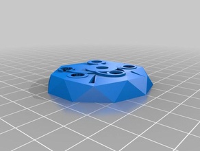 keyforge 3d key token v2 toy game accessories 3d print model - Mito3D