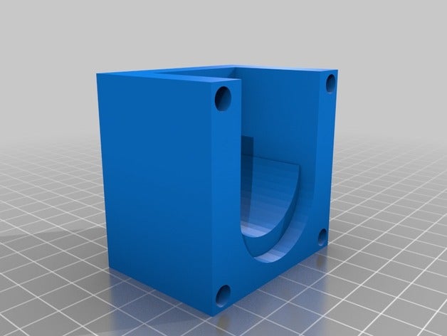 support nema 23 3d printer parts fixation moteur 3D print model - Mito3D