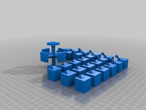 cubo parti i puzzle rubiks cube 3d print model - Mito3D